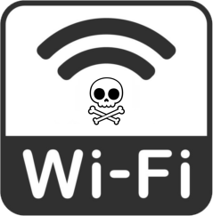 Wi‑Fi danger icon
