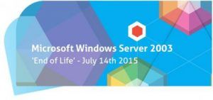Windows Server 2003 Support is Ending July 14, 2015